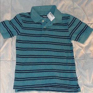 Place Kids Striped Teal Polo Shirt children’s place 5/6